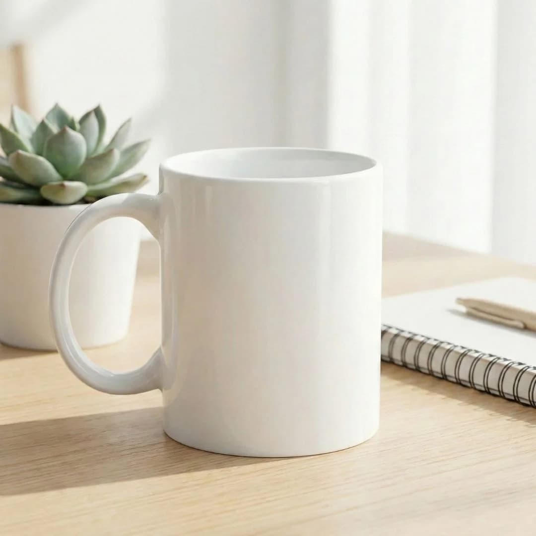 Taza Blanca Cerámica 11oz